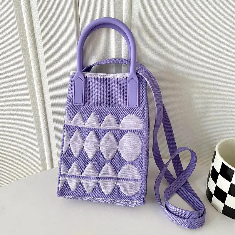 Love Mini Knit Shoulder Crossbody Bag - Bella Enchanté